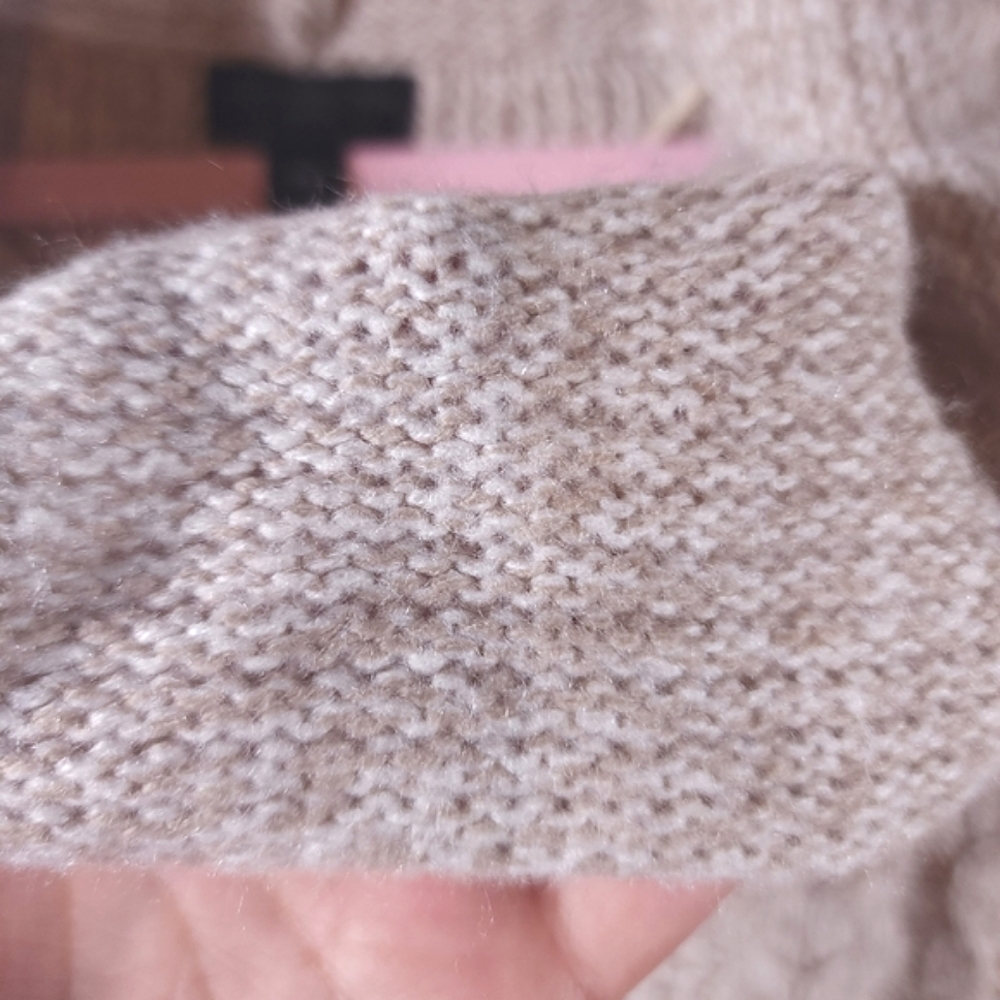 Worthington petite short sleeve knit cowl neck sweater size large - Picture 5 of 16
